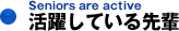 活躍している先輩